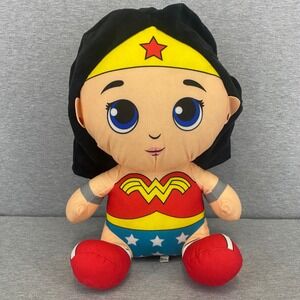 DC Comics Wonder Woman Plush Toy Large Multicolor Justice League Big Head
